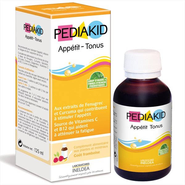 Vitamin Pediakid Appetit Tonus cho trẻ biếng ăn 125 ml