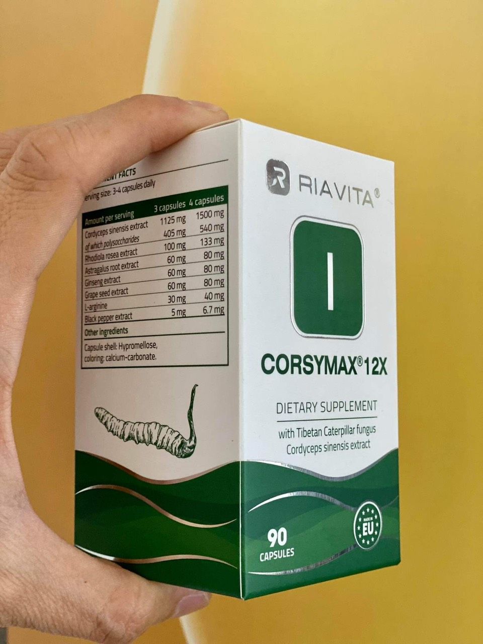 Riavita CorsyMax 12x - Đông Trùng Hạ Thảo Tây Tạng