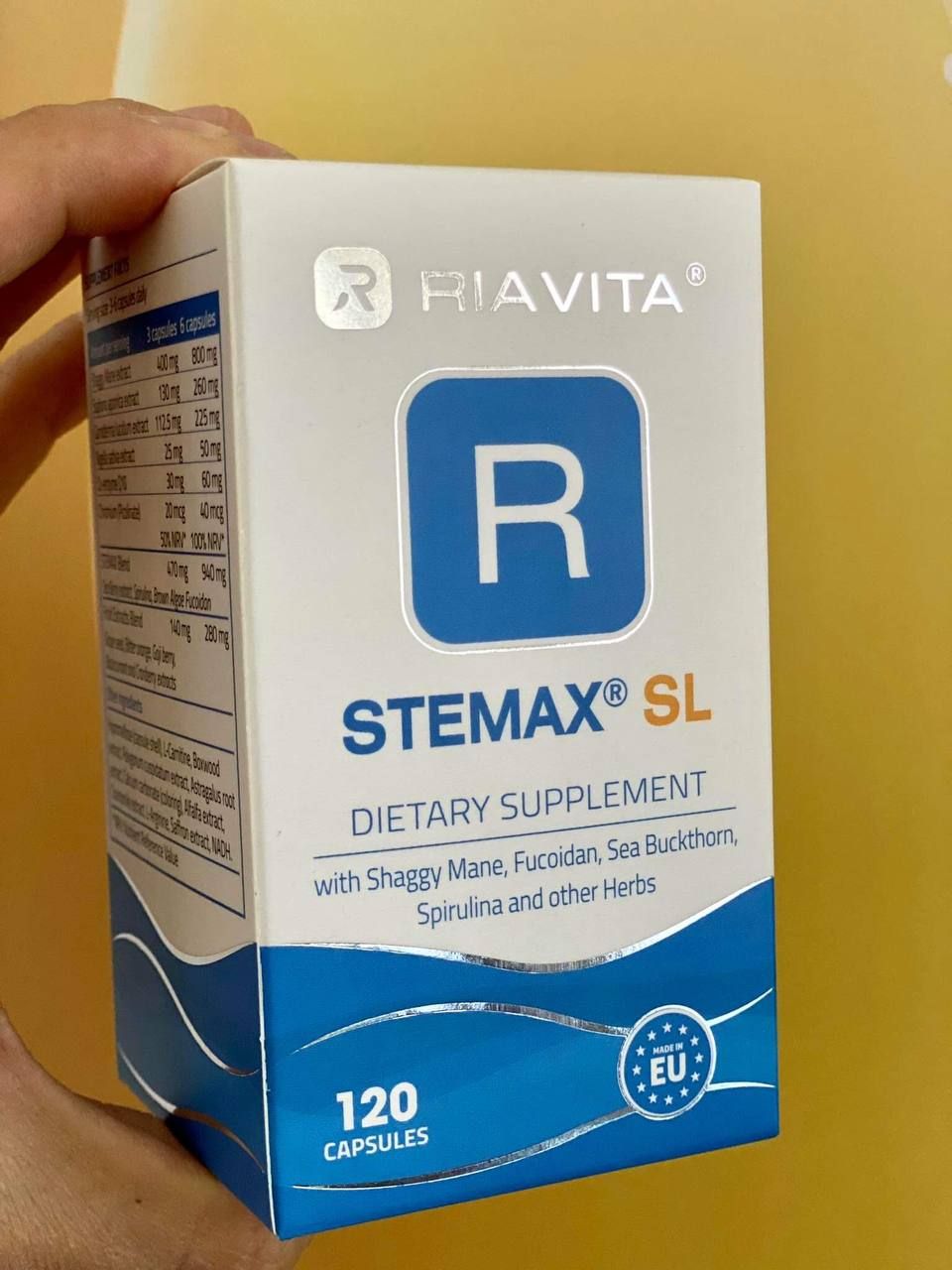Riavita SteMax SL - Tế Bào Gốc Tiểu Đường