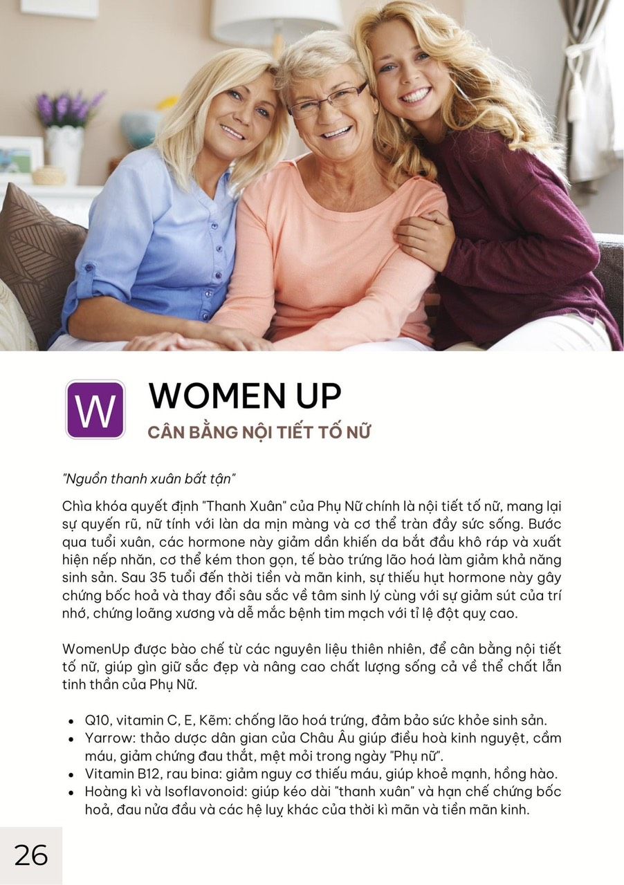 Riavita WomenUp - Thanh Xuân Bất Tận