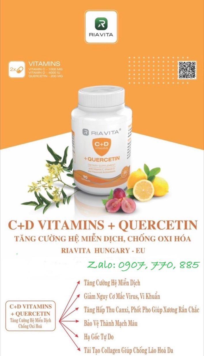 Riavita Vitamin C+ D + Quercetin