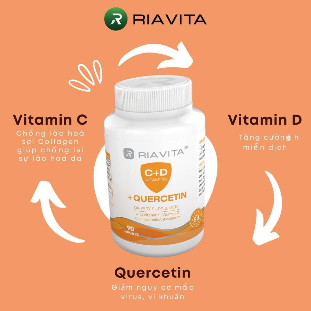 Riavita Vitamin C+ D + Quercetin