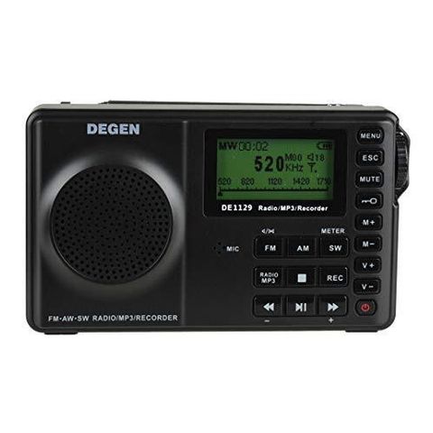 Radio DEGEN DE-1129 ( digital tuning + đọc nhạc MP3)