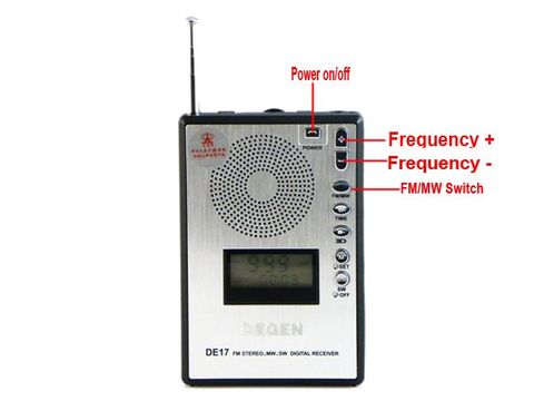 ĐÀI RADIO KỸ THUẬT SỐ DEGEN DE-17