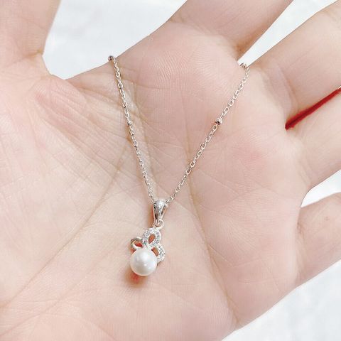  DÂY CHUYỀN OPAL BẠC Ý MẶT ĐÍNH ĐÁ VÀ NGỌC TRAI 