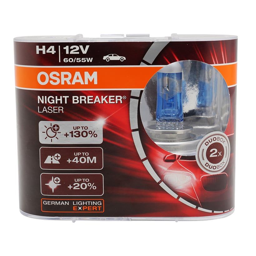 Bóng đèn tăng sáng Osram H4 Night Breaker Laser