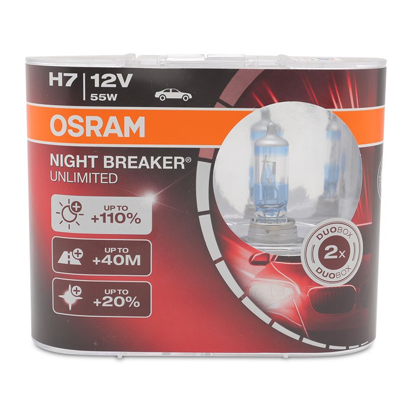 Bóng đèn tăng sáng Osram H7 Night Breaker Unlimited