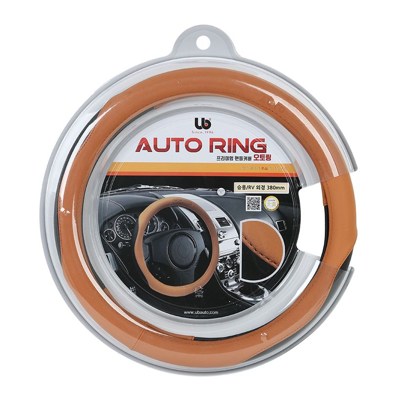 Bọc vô lăng UB-Auto Auto Ring 380mm (Camel)