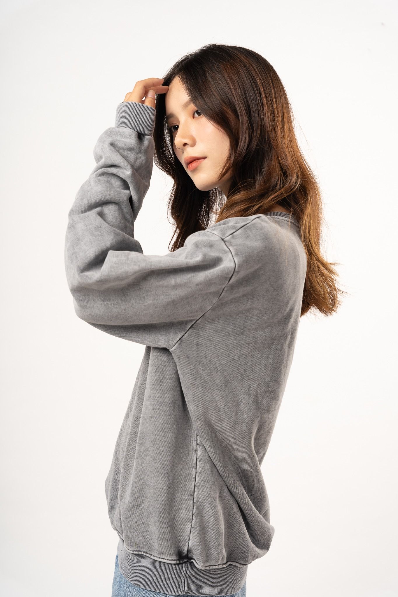Wash Xám Sweater