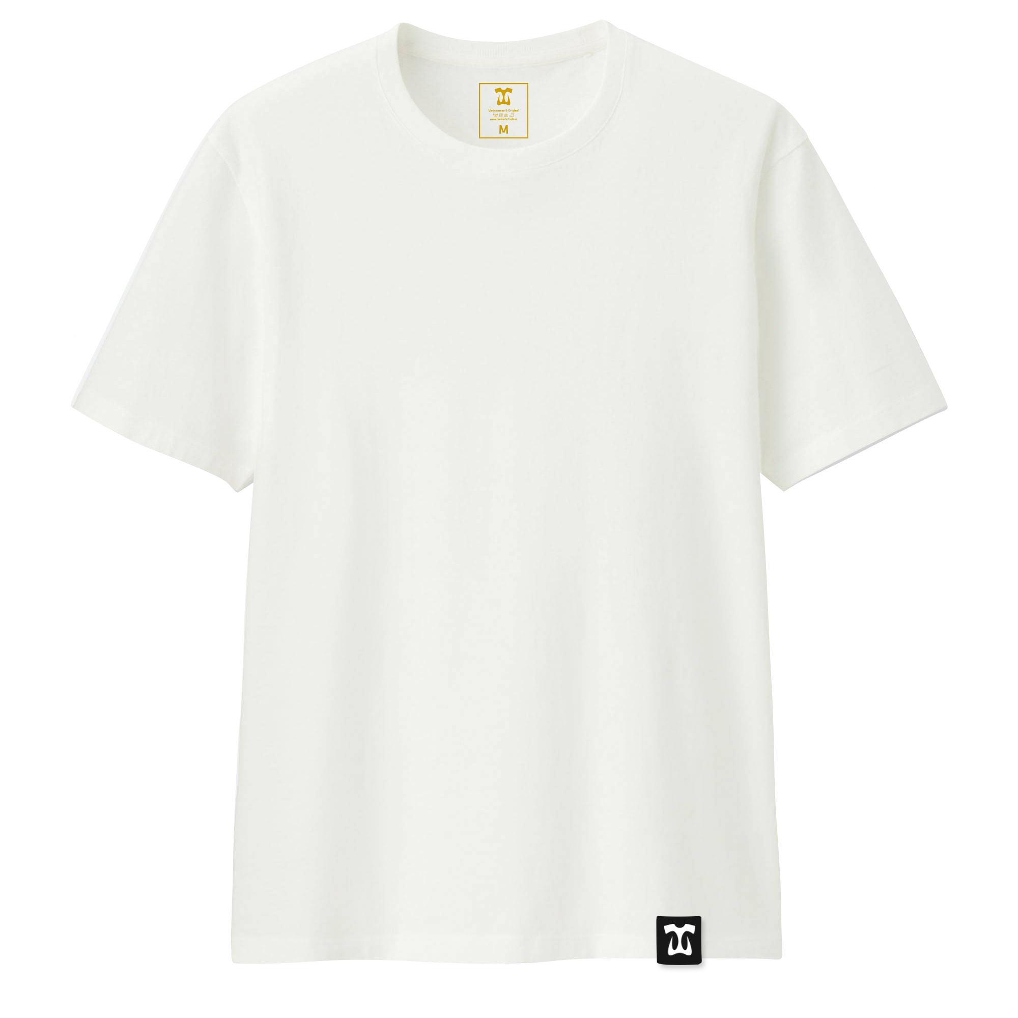 Teeworld Basic Tee White Size XXXXL (80-85kg)