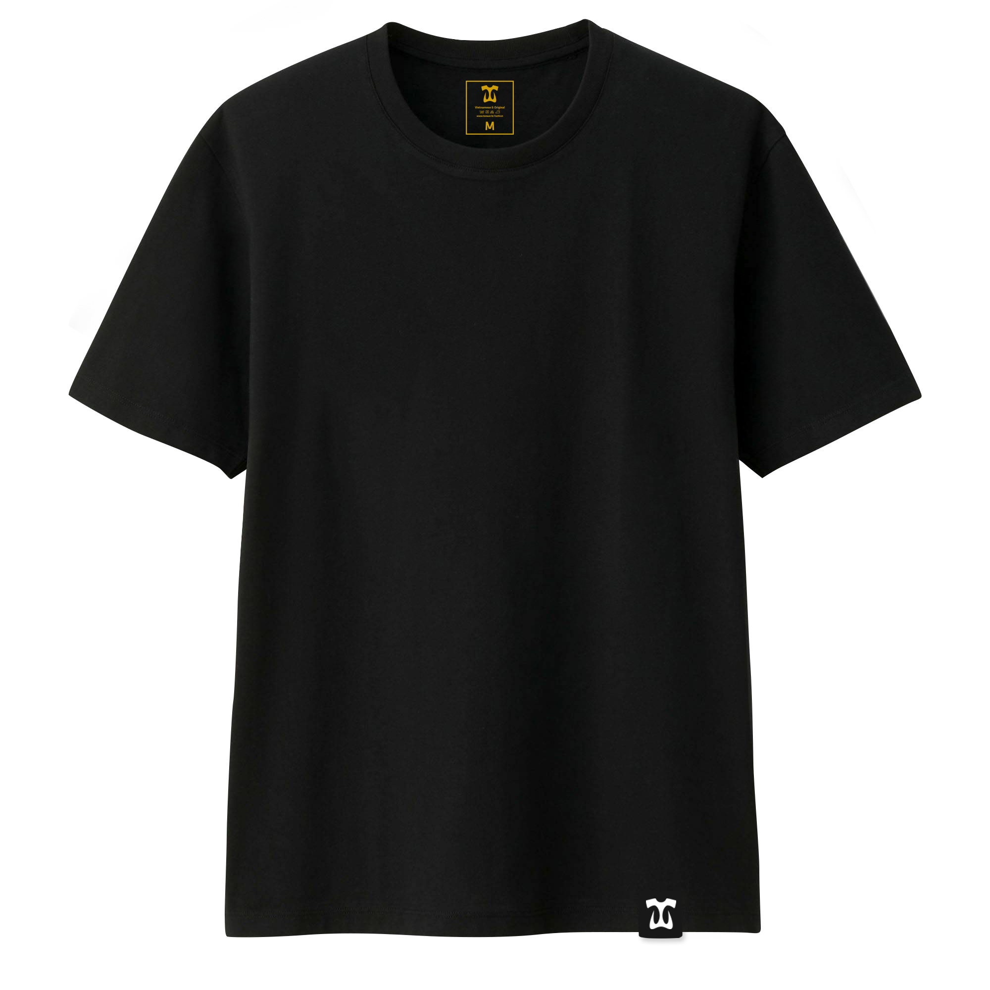 Teeworld Basic Tee Black Size XXXXL (80-85kg)