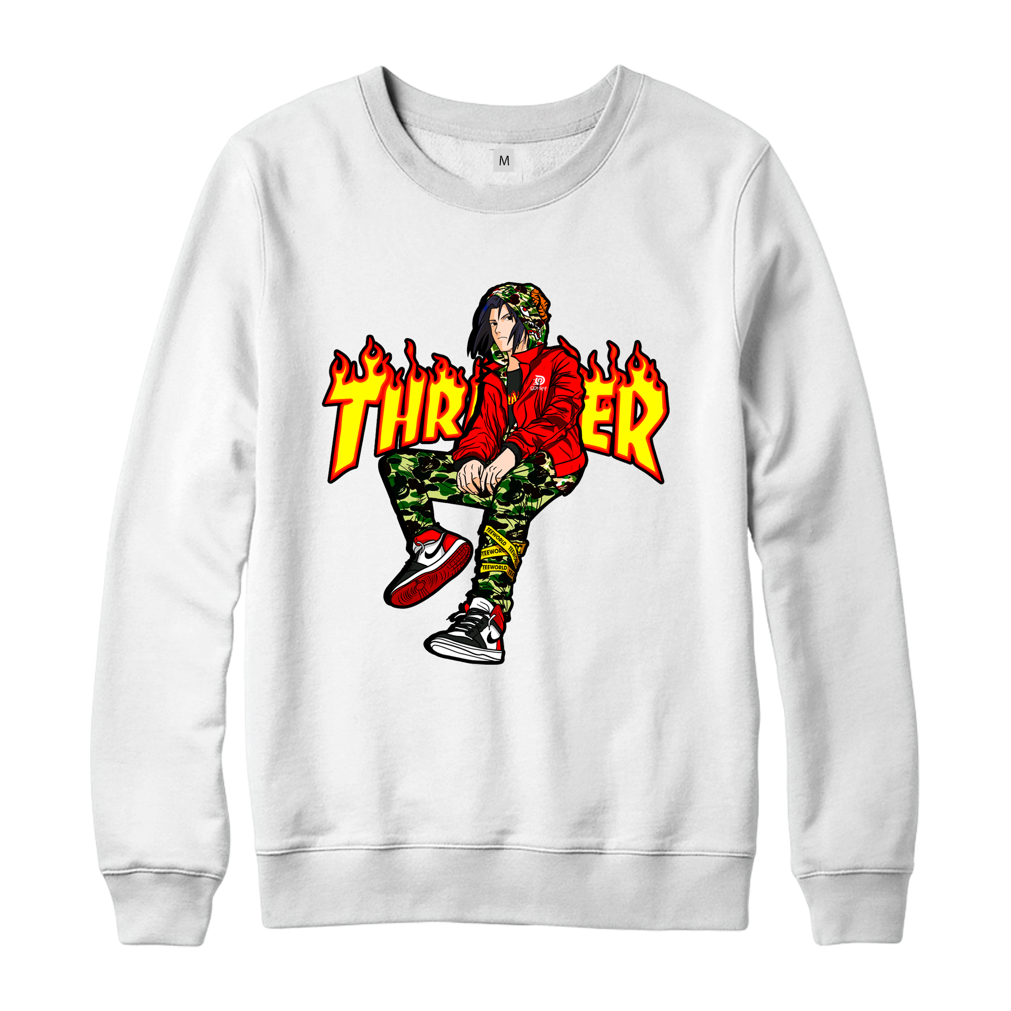 Sasuke x Goviet x Thrash x Air Jordan x Bape Streetstyle Sweater
