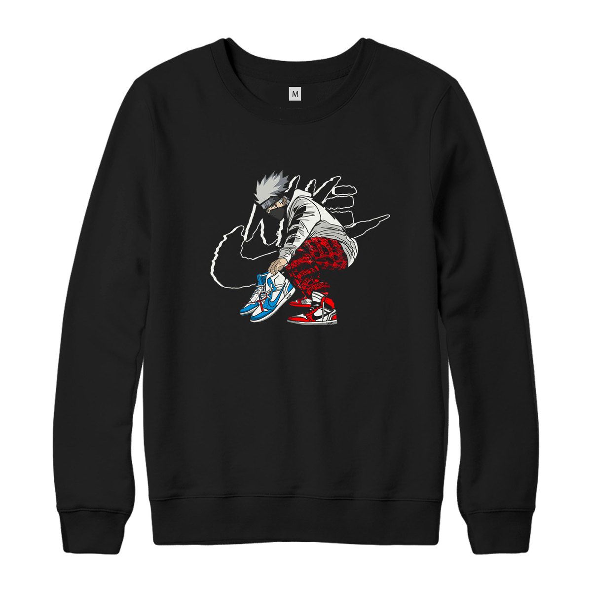 Kakashi x White x Bape x Streetstyle Sweater