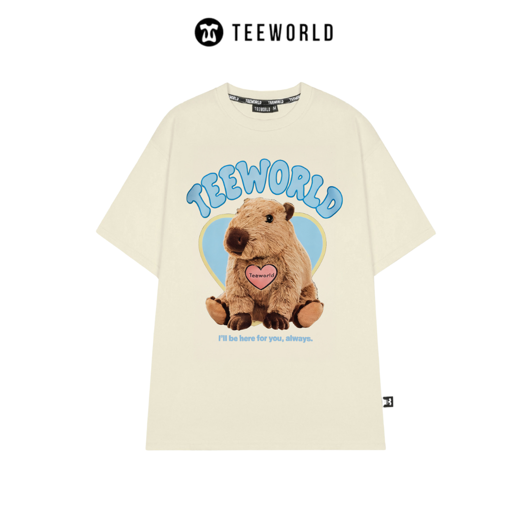 Áo Thun Local Brand Teeworld Capybara T-Shirt Nam Nữ Form Rộng Unisex