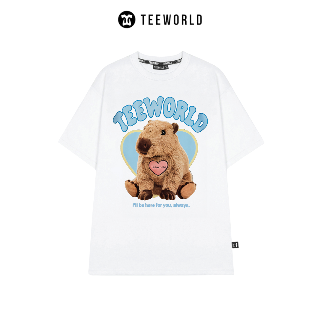 Áo Thun Local Brand Teeworld Capybara T-Shirt Nam Nữ Form Rộng Unisex