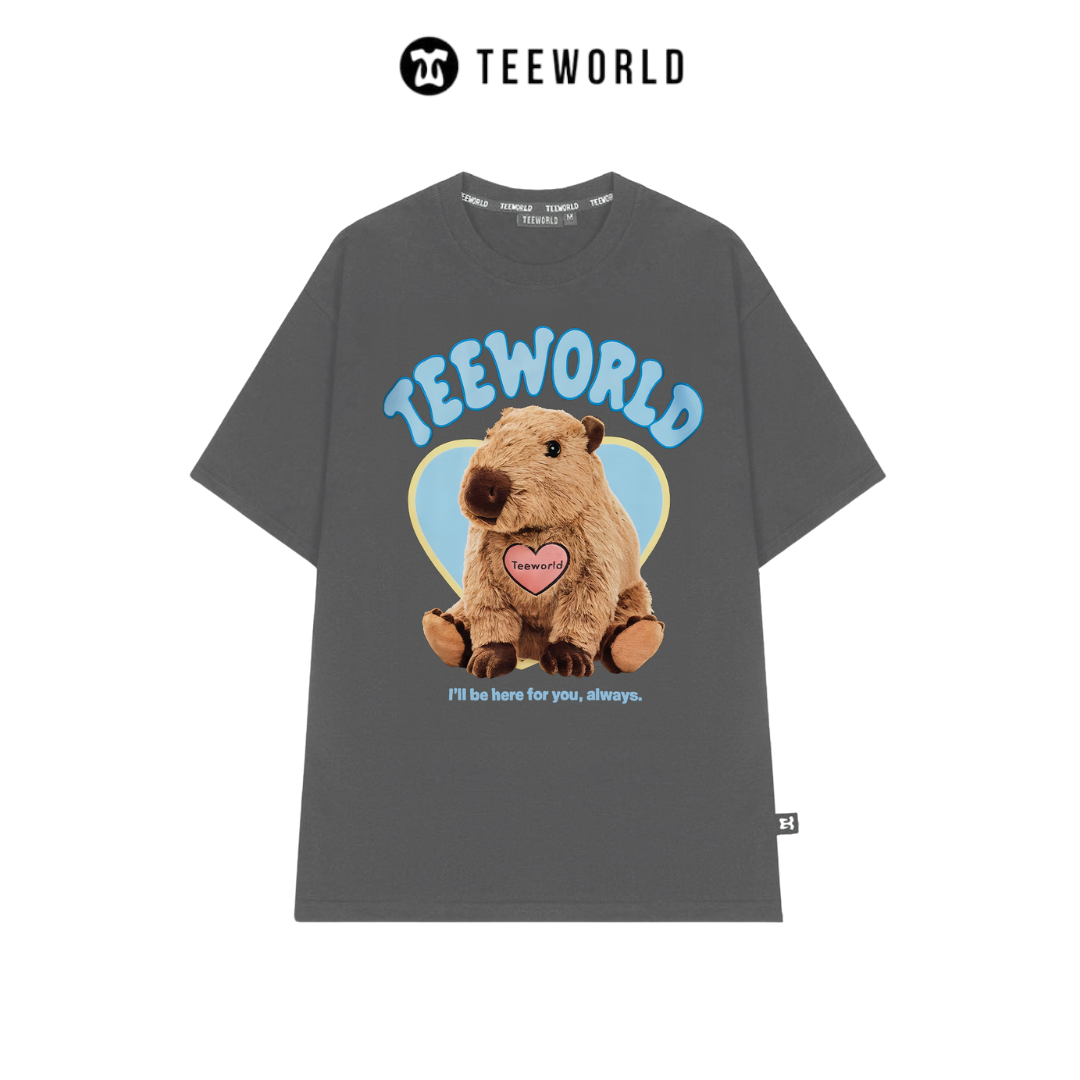 Áo Thun Local Brand Teeworld Capybara T-Shirt Nam Nữ Form Rộng Unisex