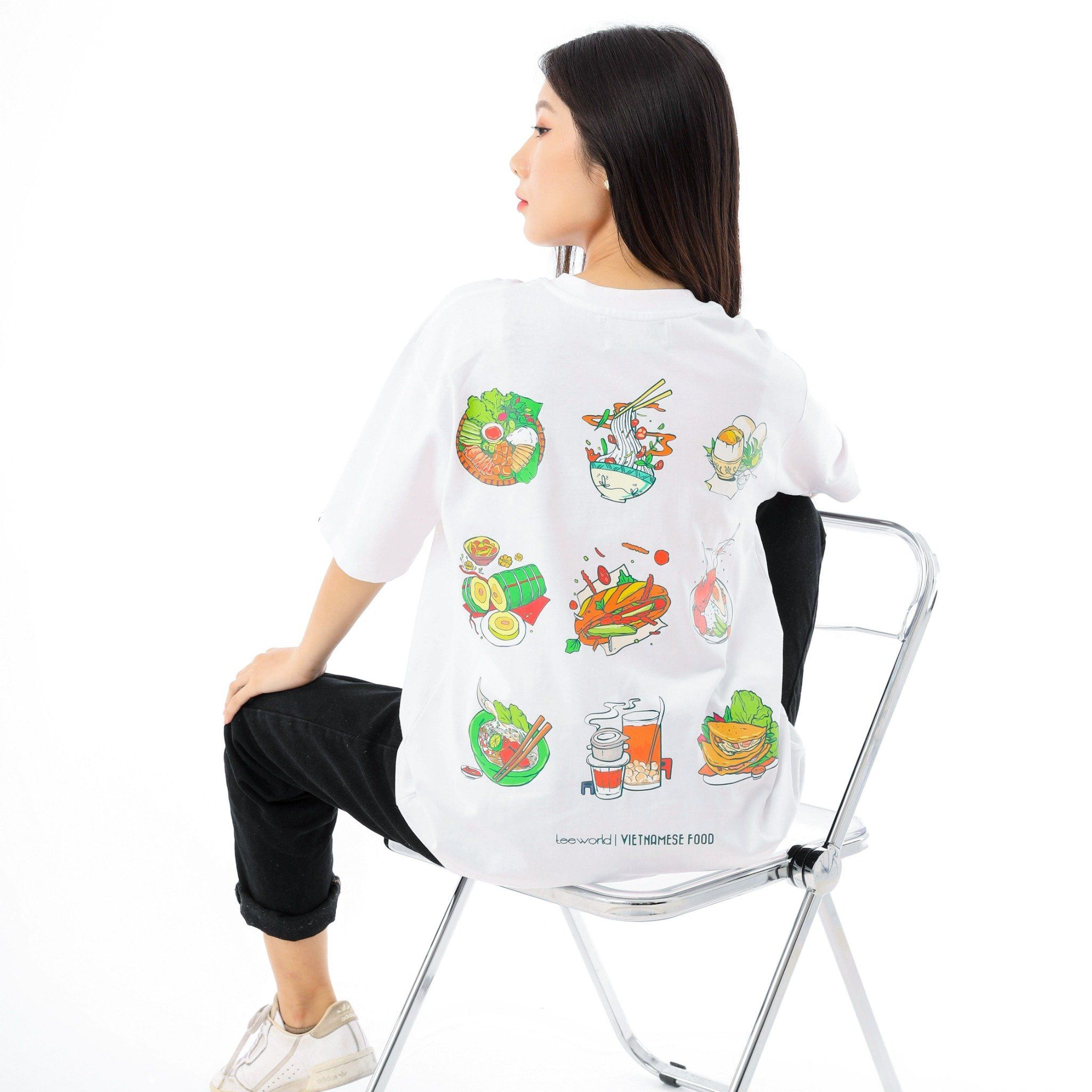  Áo thun Vietnamese Food T-shirt 