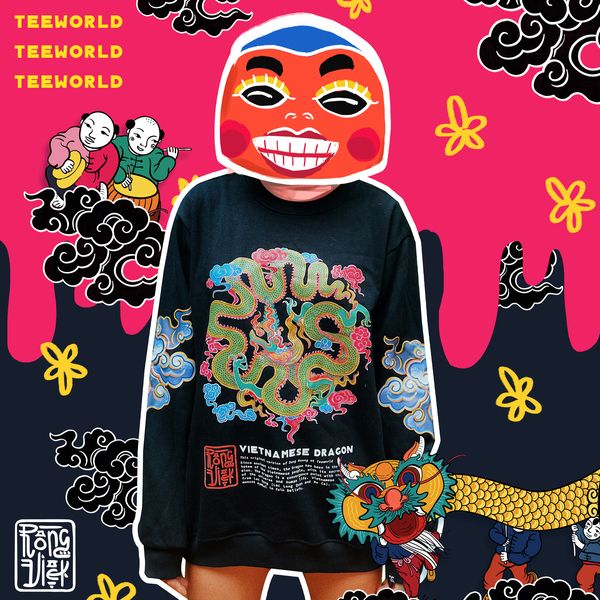 Vietnamese Dragon Sweater