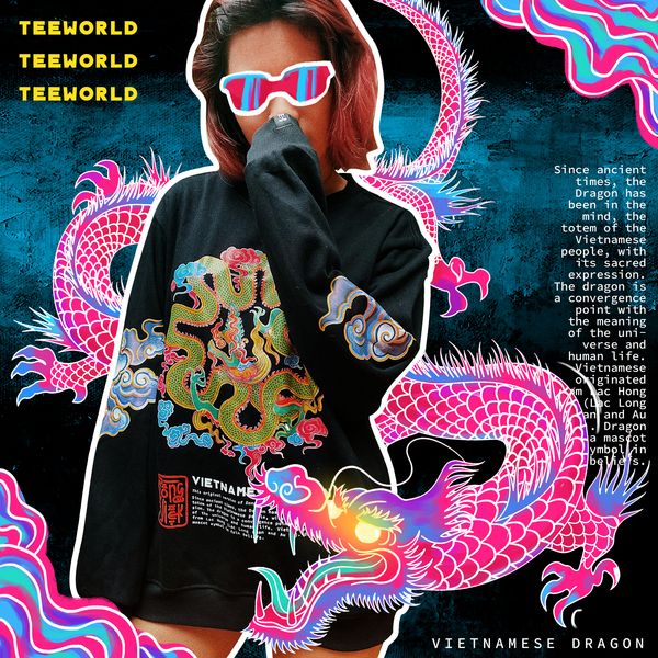 Vietnamese Dragon Sweater