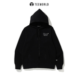  Áo Hoodie Zip Logo Teeworld 