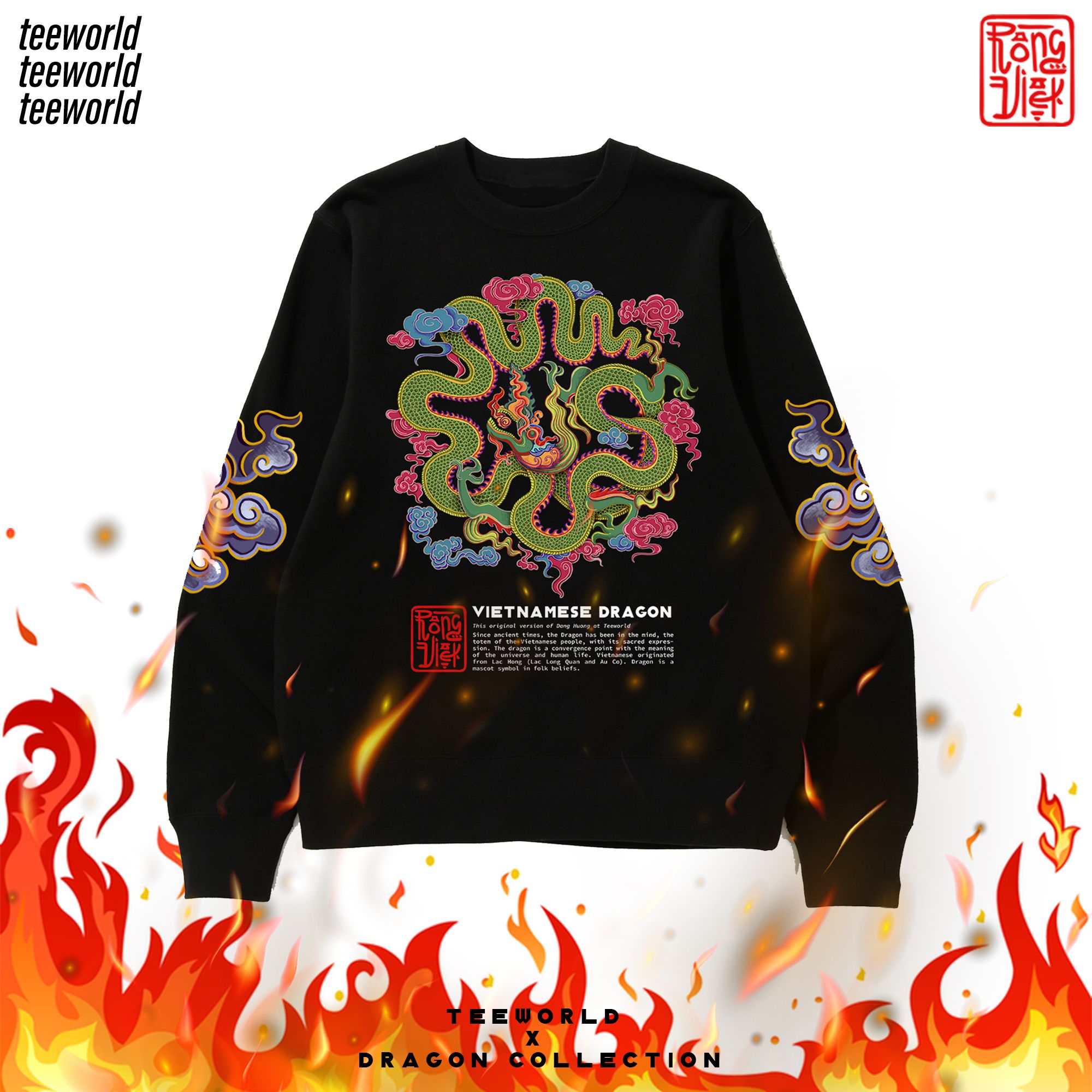 Vietnamese Dragon Sweater