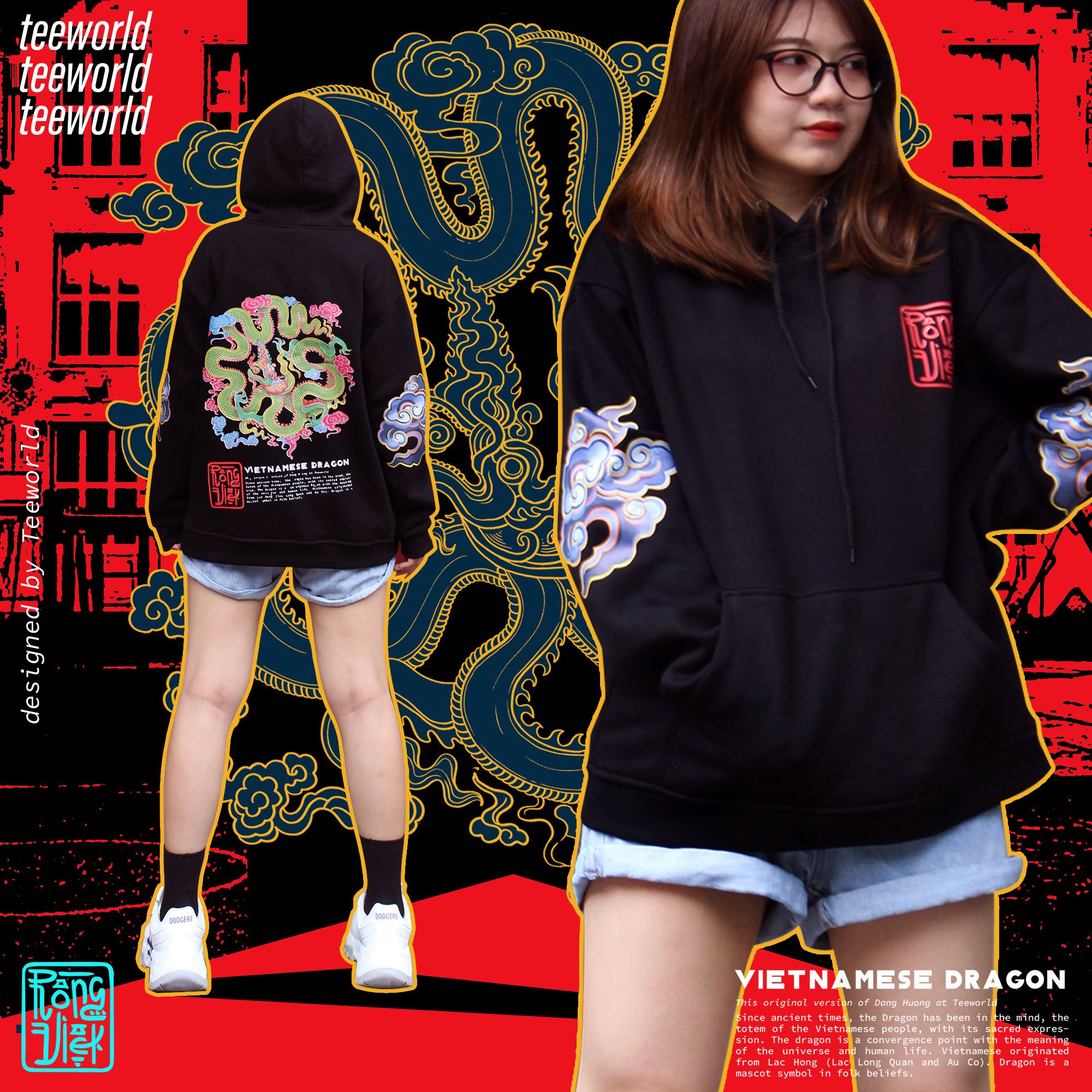 Vietnamese Dragon Hoodie