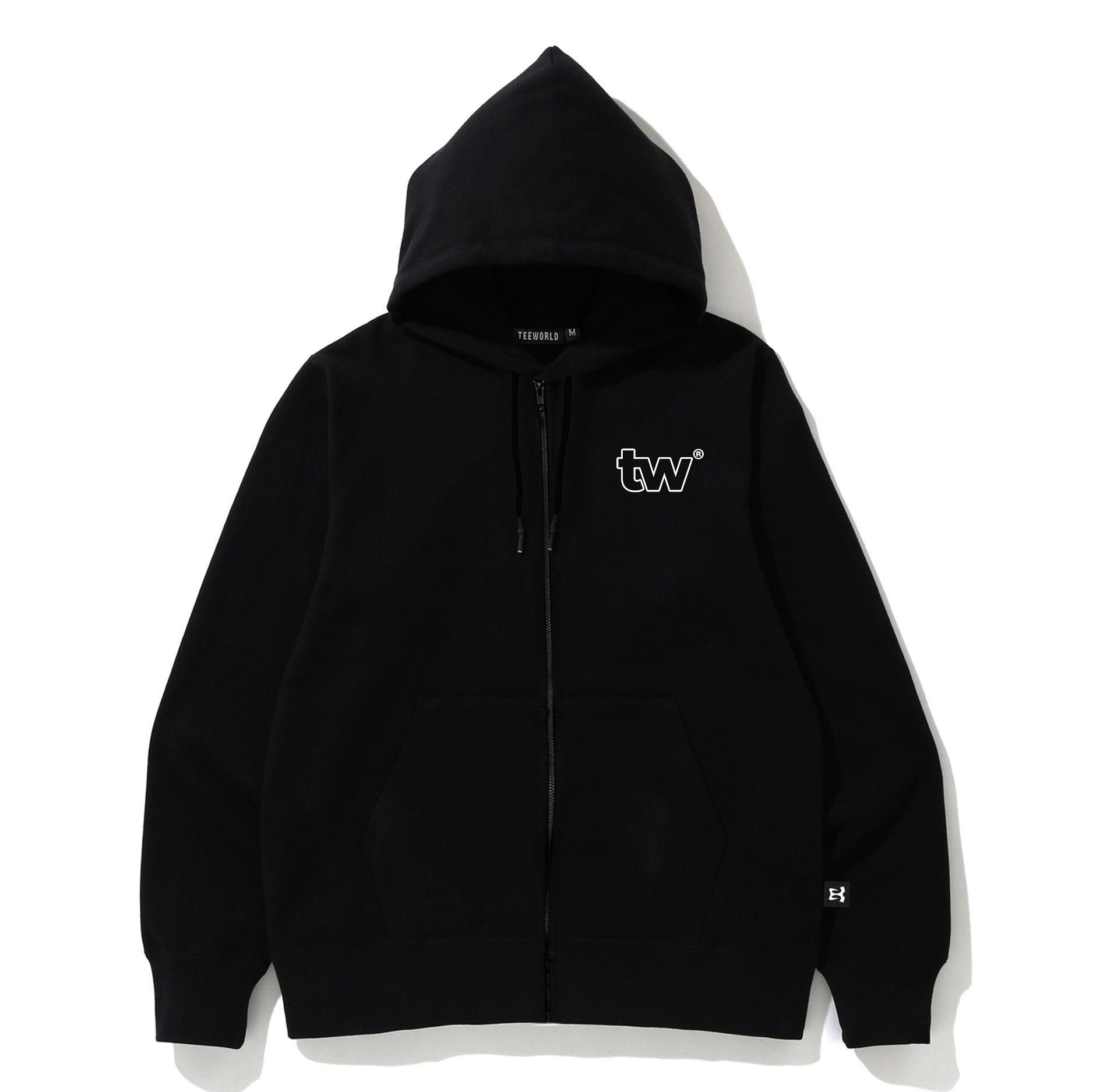  Áo Hoodie Zip Logo Teeworld 