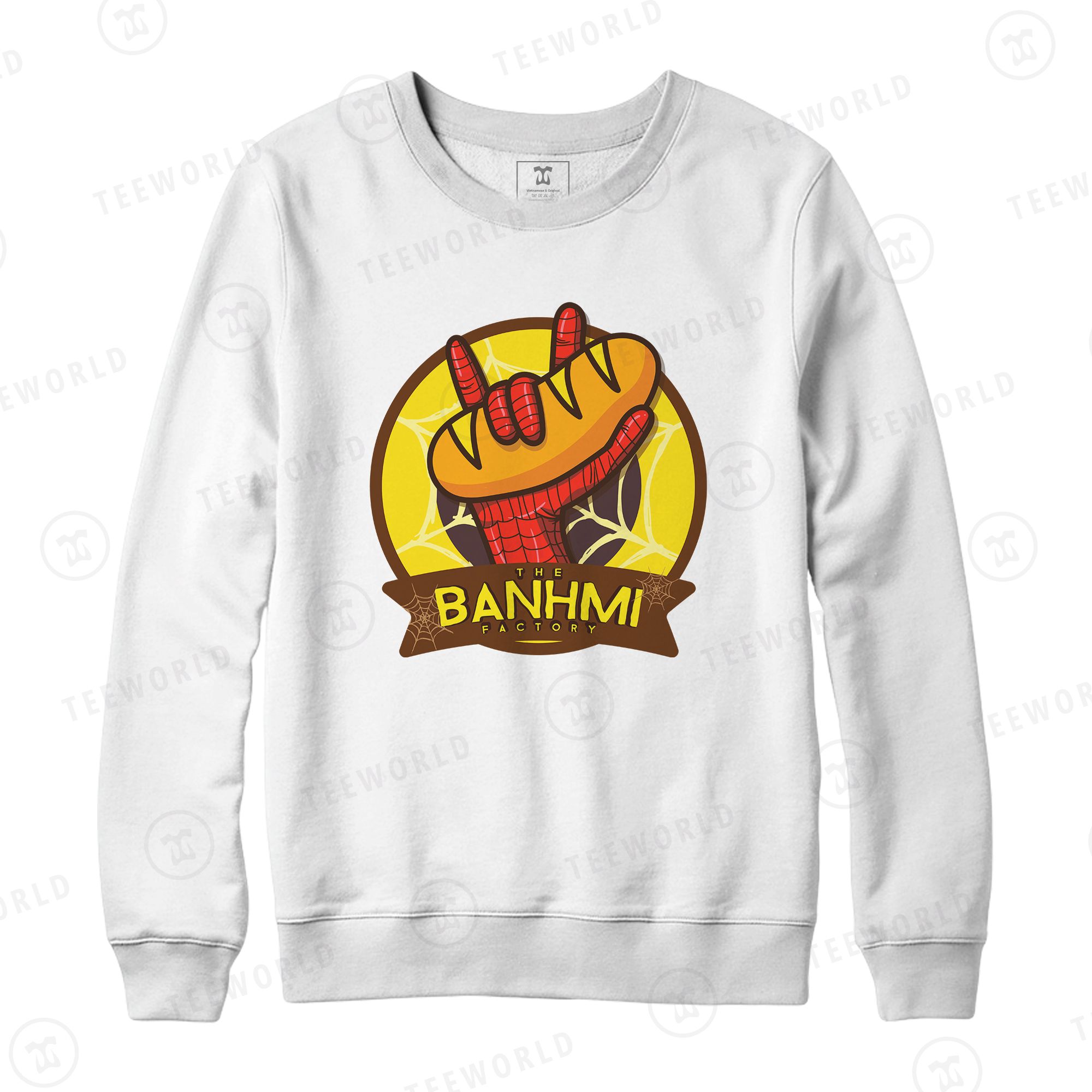 Spider Man Hand X The Banhmi Factory Sweater