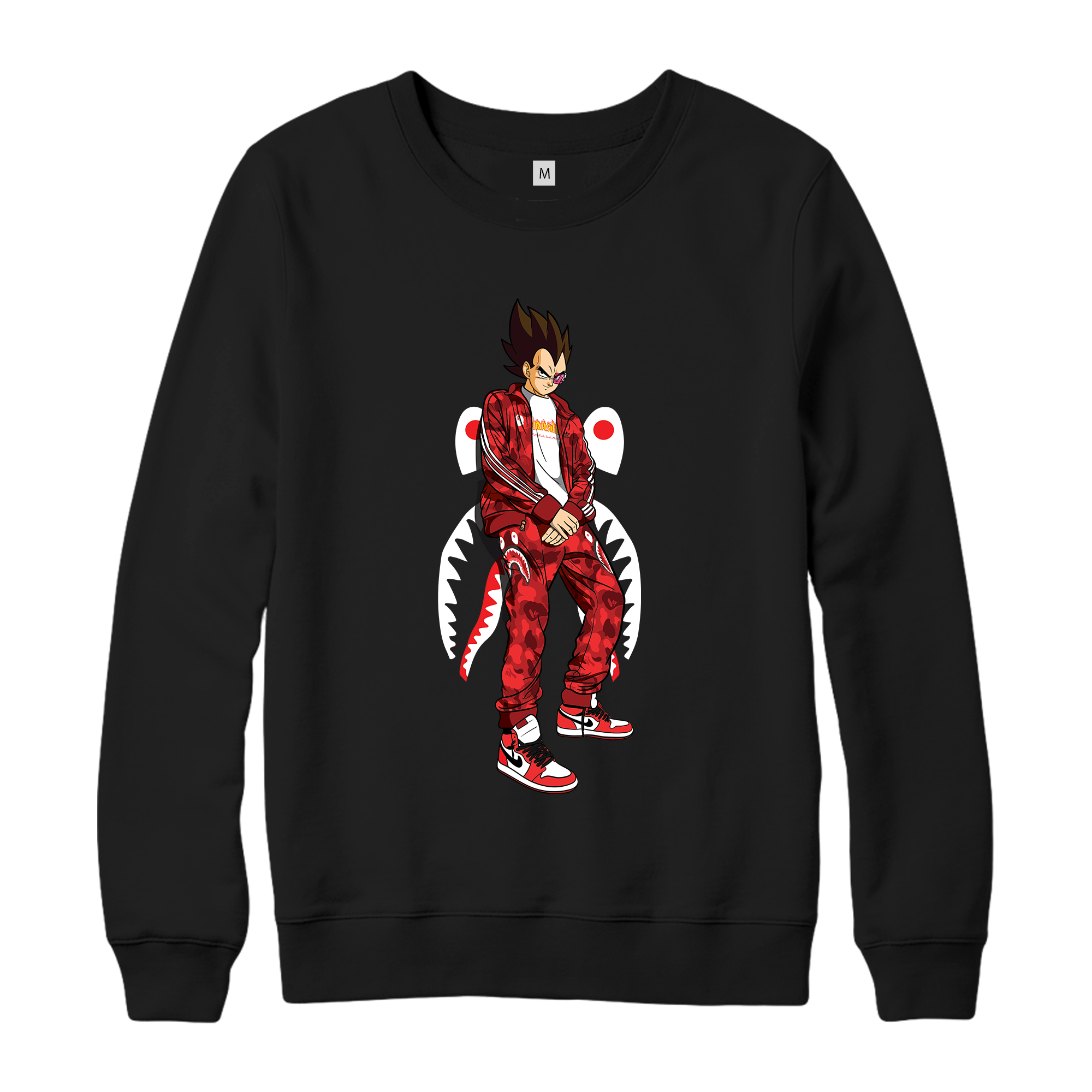 VEGETA x BA-PE SWEATER