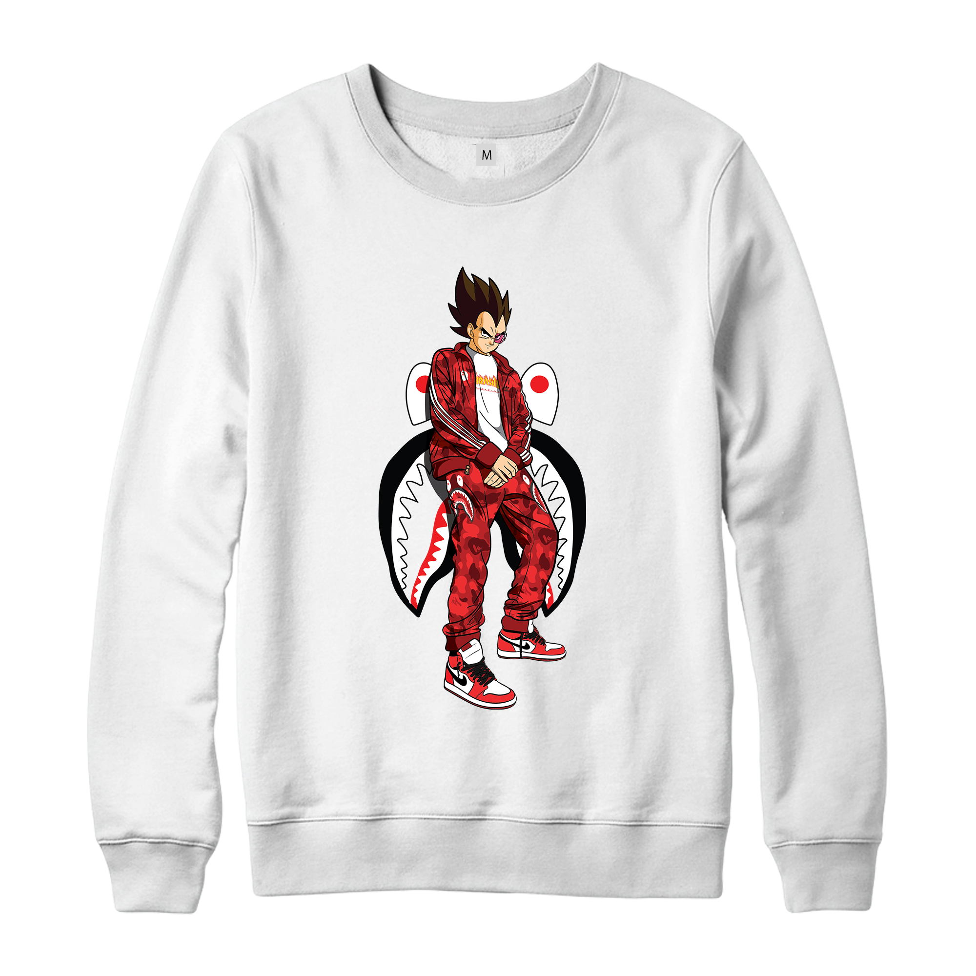 VEGETA x BA-PE SWEATER