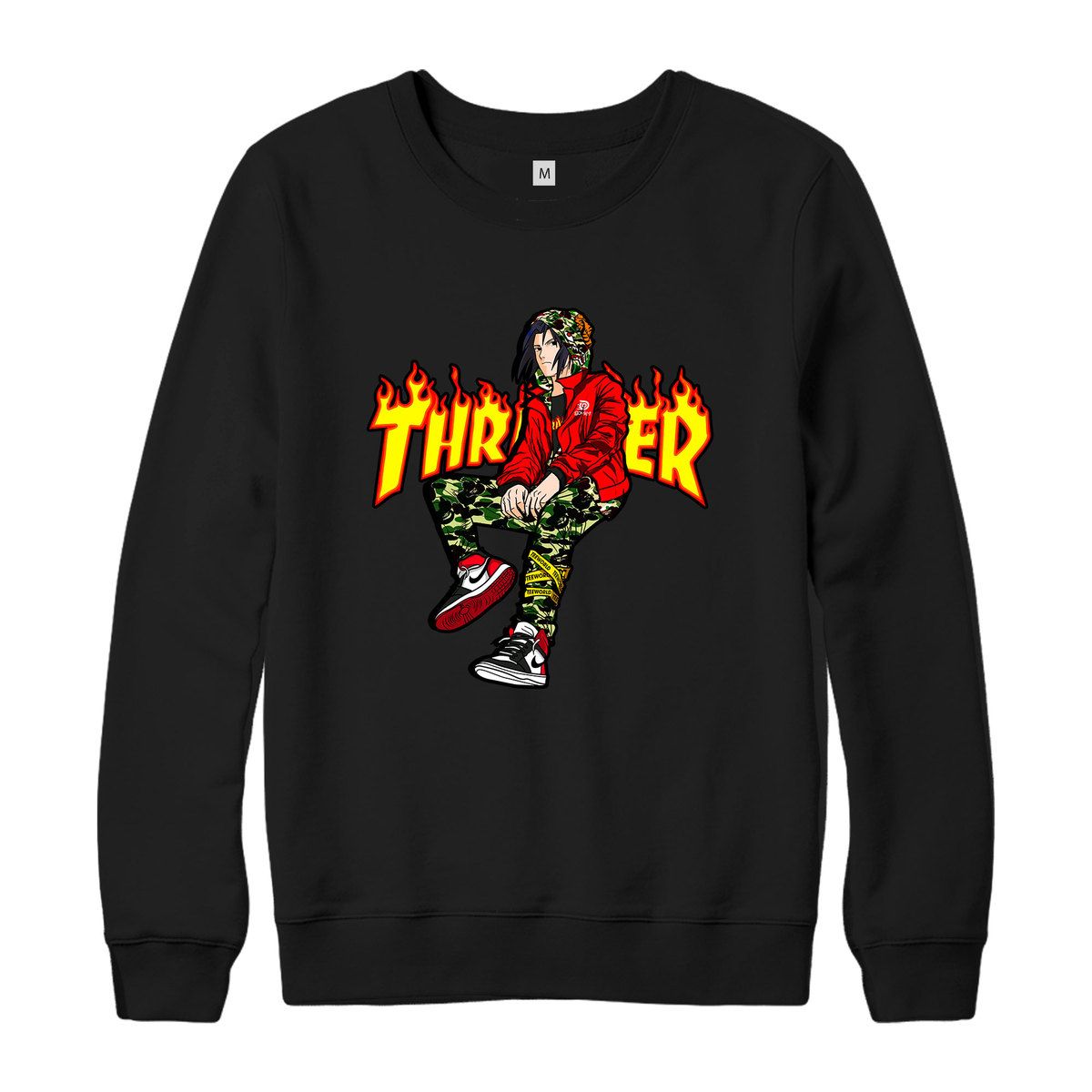 Sasuke x Goviet x Thrash x Air Jordan x Bape Streetstyle Sweater