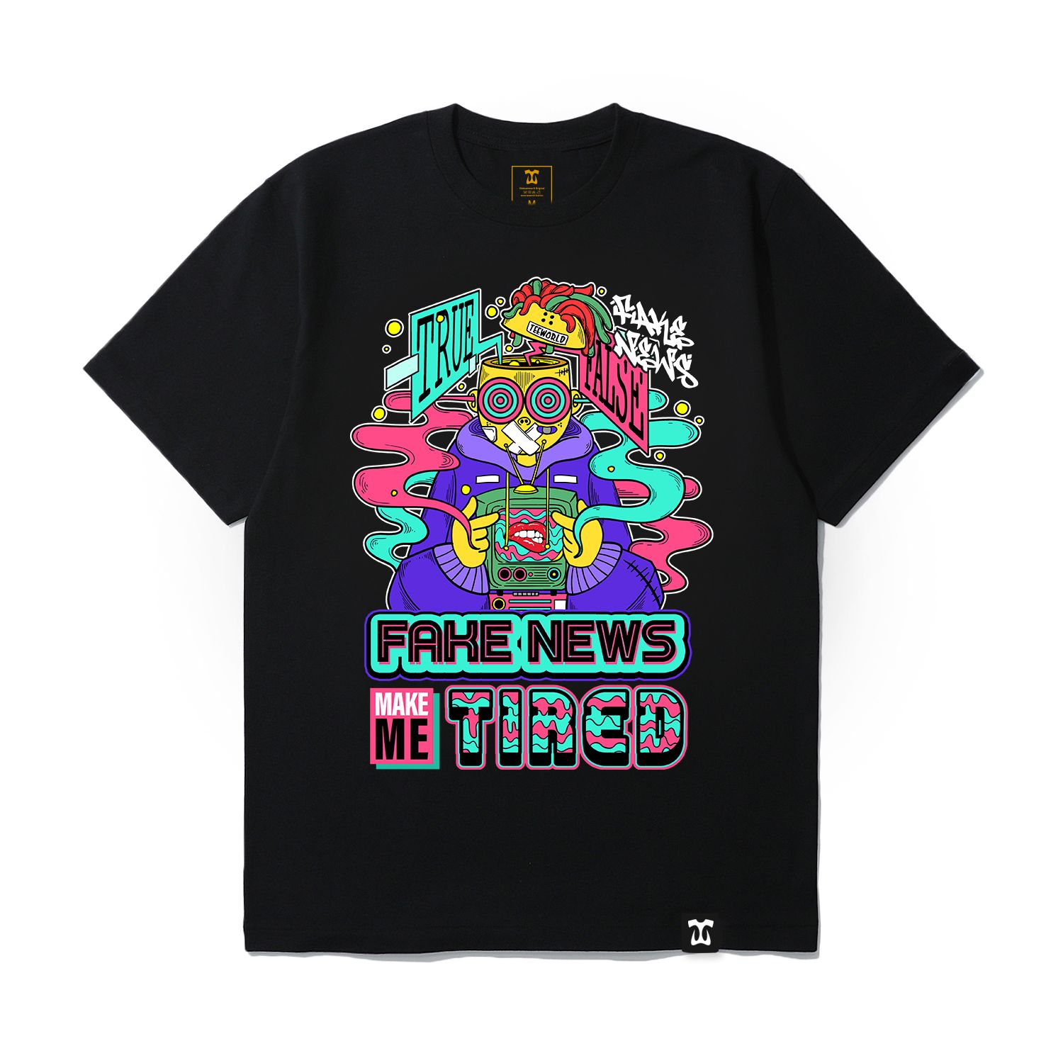 Fake News Make Me Tired T-shirt