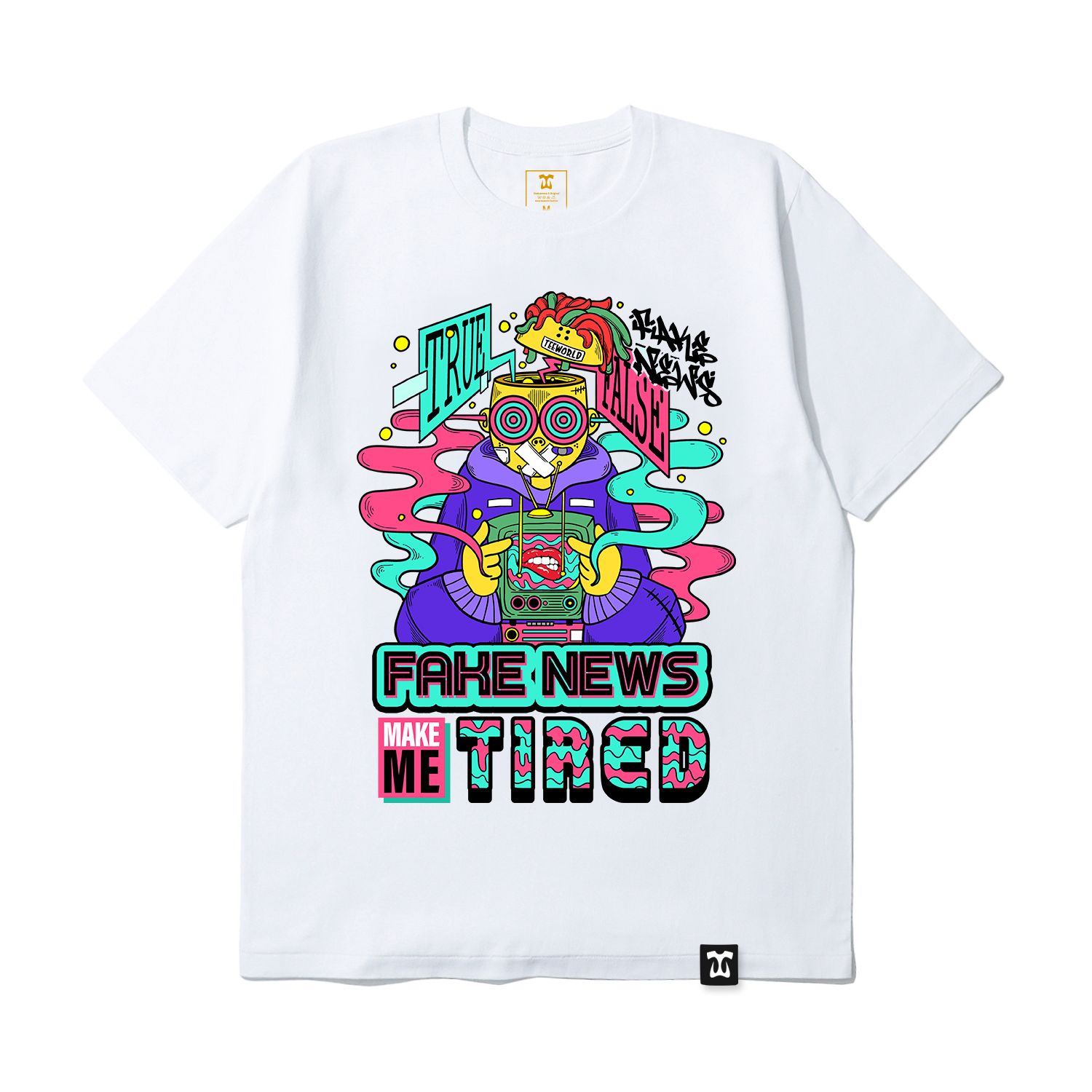 Fake News Make Me Tired T-shirt