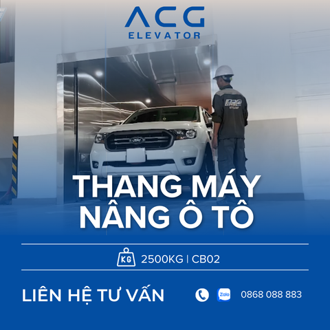 THANG NÂNG Ô TÔ THỦY LỰC 2500KG | CB02