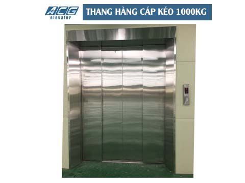 THANG MÁY TẢI HÀNG CÁP KÉO 1000KG