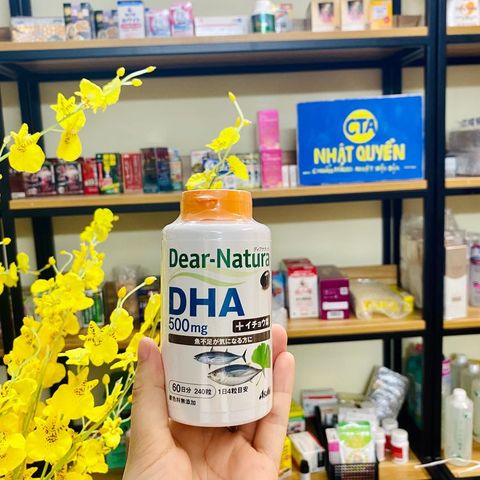 VIÊN UỐNG DHA DEAR NATURA Asahi 500MG Nhật Bản