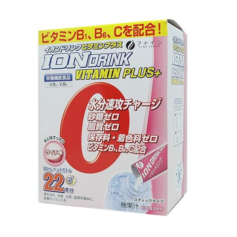 Bột bù khoáng ION Drink vị vải Fine Japan hộp 22 gói