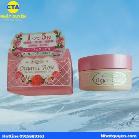 Kem dưỡng ẩm 5 in 1 Meishoku Organic Rose Nhật Bản