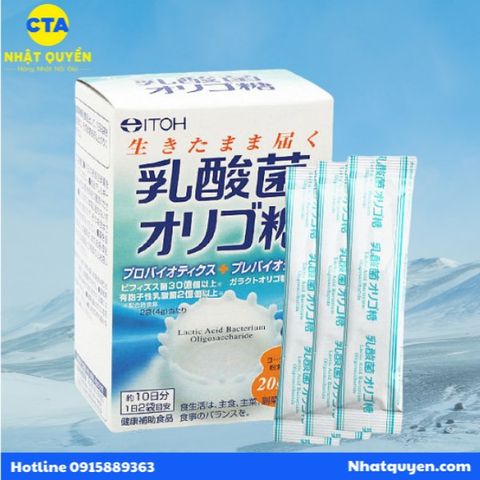 Bột Lợi khuẩn Oligo Itoh Nhật Bản hộp 20 gói