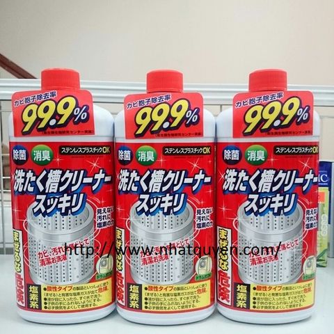 Nước tẩy vệ sinh lồng máy giặt của Nhật 99,9%