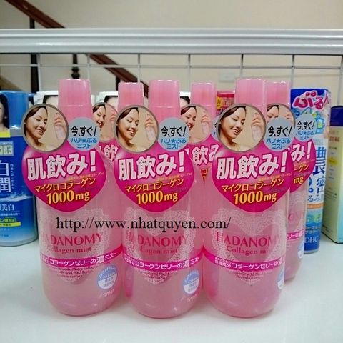 Xịt khoáng Hadanomy Collagen Mist số 1 Nhật Bản