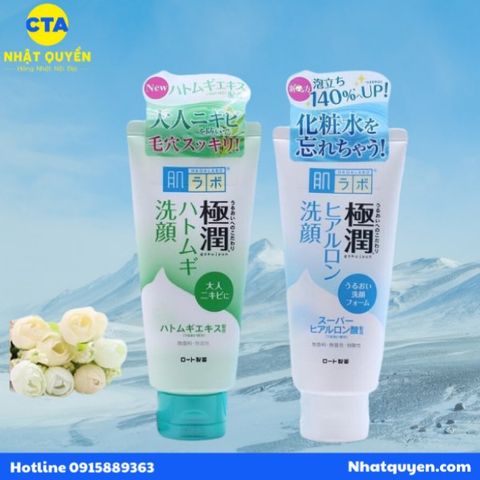 Sữa rửa mặt tạo bọt Hada Labo Nhật Bản 100g