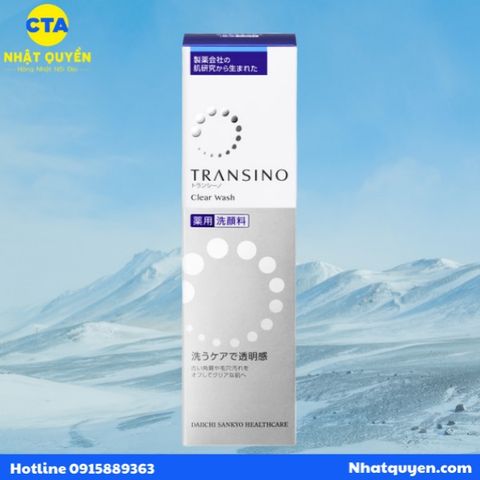 Sữa rửa mặt Transino Clear Wash mẫu mới nhất