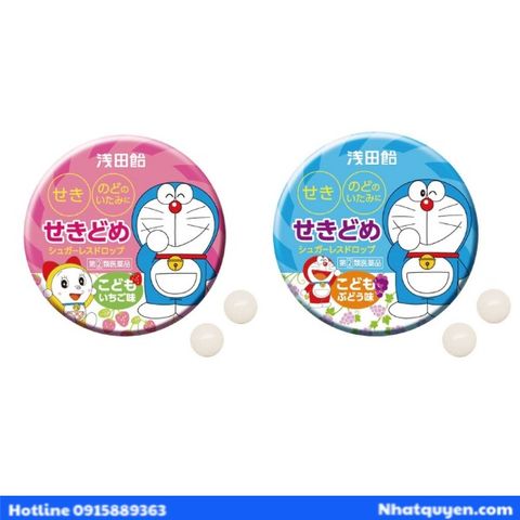 Kẹo ngậm trị ho cho bé KIDS ASADA Doraemon Nhật Bản