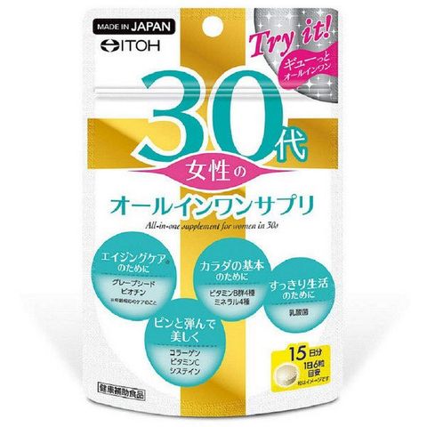TPCN Bổ sung toàn diện dưỡng chất cho phụ nữ U30 của ITOH Nhật Bản