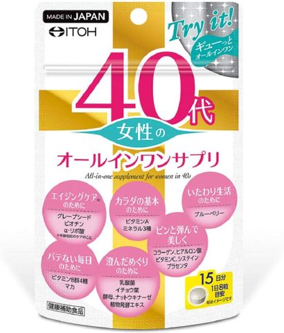 TPCN bổ sung toàn diện cho phụ nữ tuổi 40 của ITOH Nhật Bản