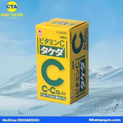 Viên uống vitamin C Takeda 2000mg của Nhật (Lọ 300 viên)