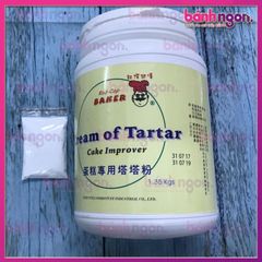 Bột Tartar / Cream of tartar 50g (phụ gia đánh bông trứng)