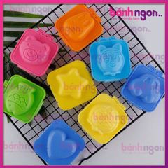 Bộ 8 khuôn cơm Bento hình ngộ nghĩnh