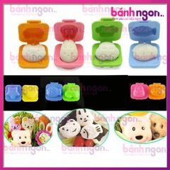 Bộ 8 khuôn cơm Bento hình ngộ nghĩnh